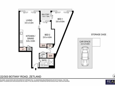 222 / 303 Botany Road, Zetland