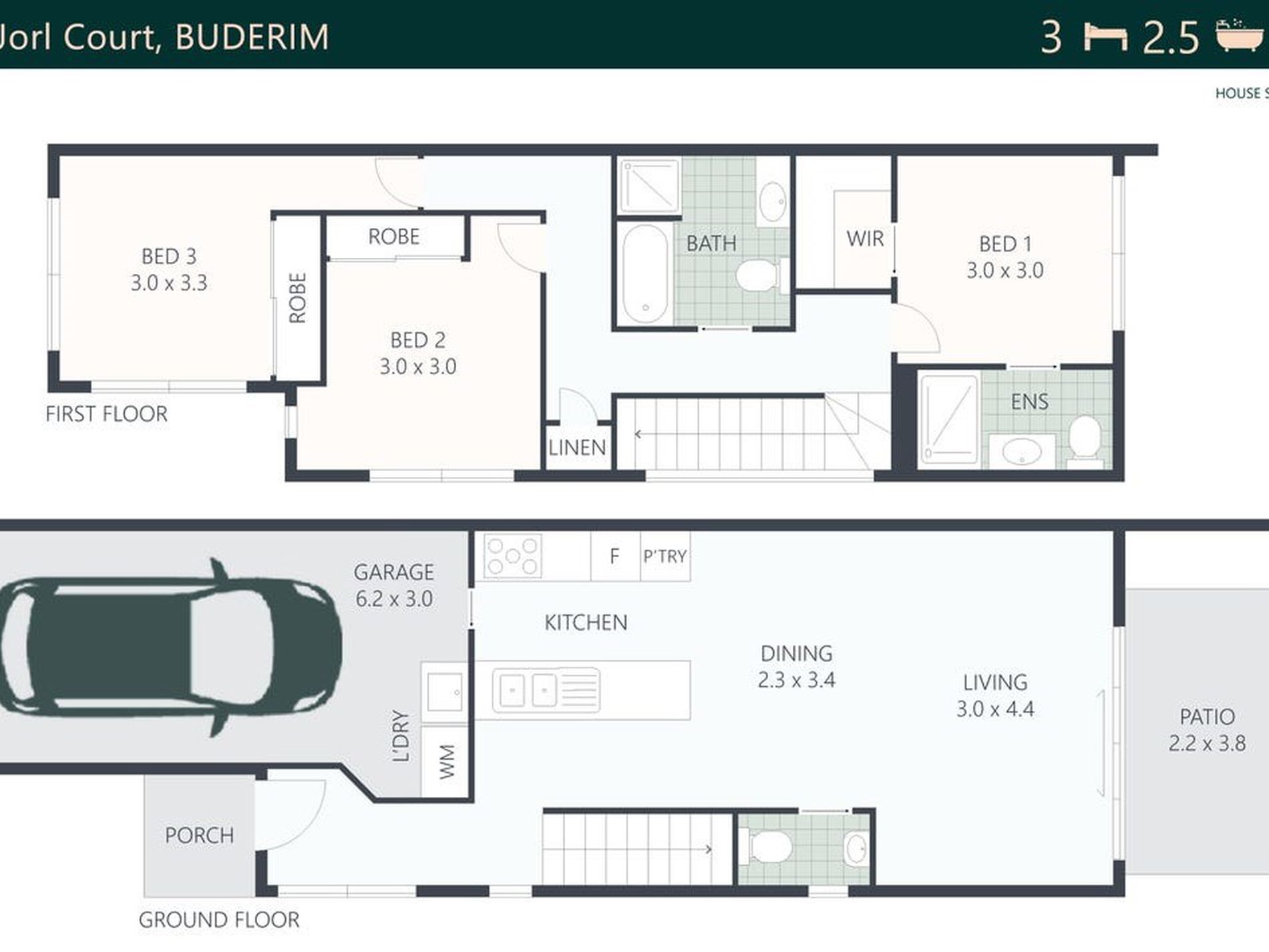 1 / 9 Jorl Court, Buderim Floor Plan