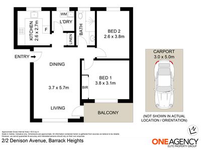 2 / 2 Denison Avenue, Barrack Heights