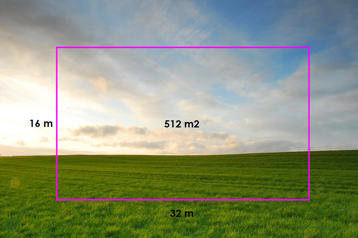 PRIME LOCATION, NORTH FACING - 512m2 (16m x 32m) approx.!