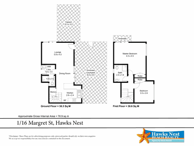 1 / 16 Margaret Street, Hawks Nest