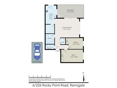 6 / 226 ROCKY POINT ROAD, Ramsgate