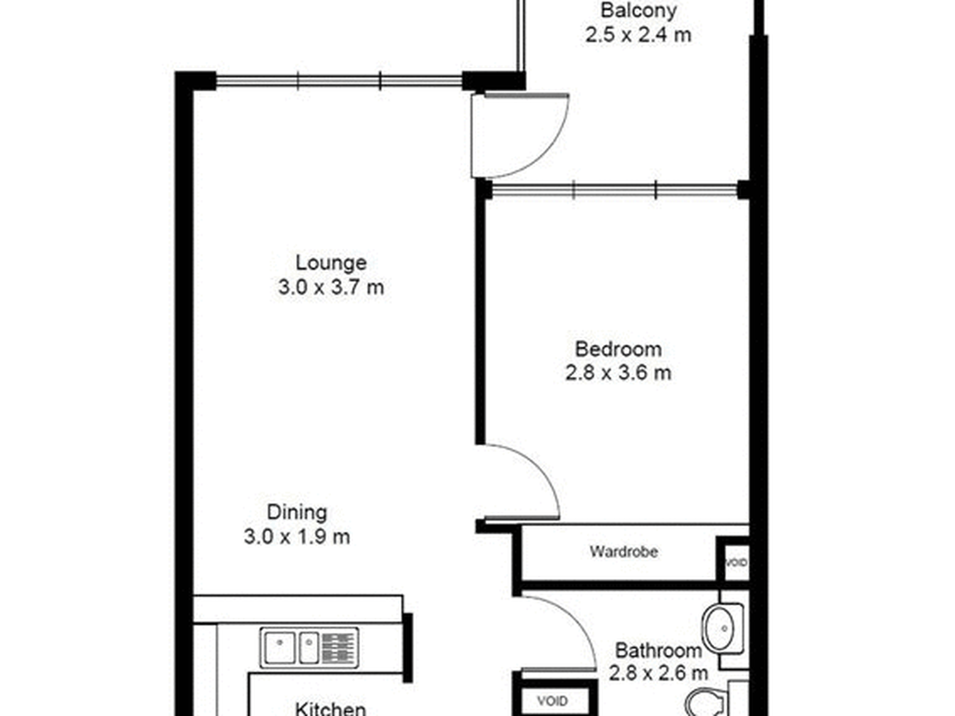 1901 / 1 Hosking Place, Sydney