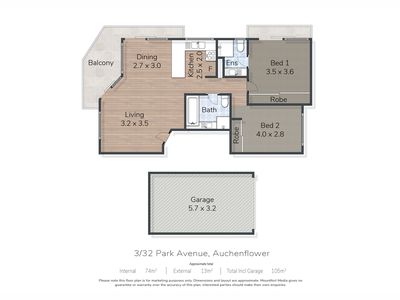 3 / 32 Park Avenue, Auchenflower