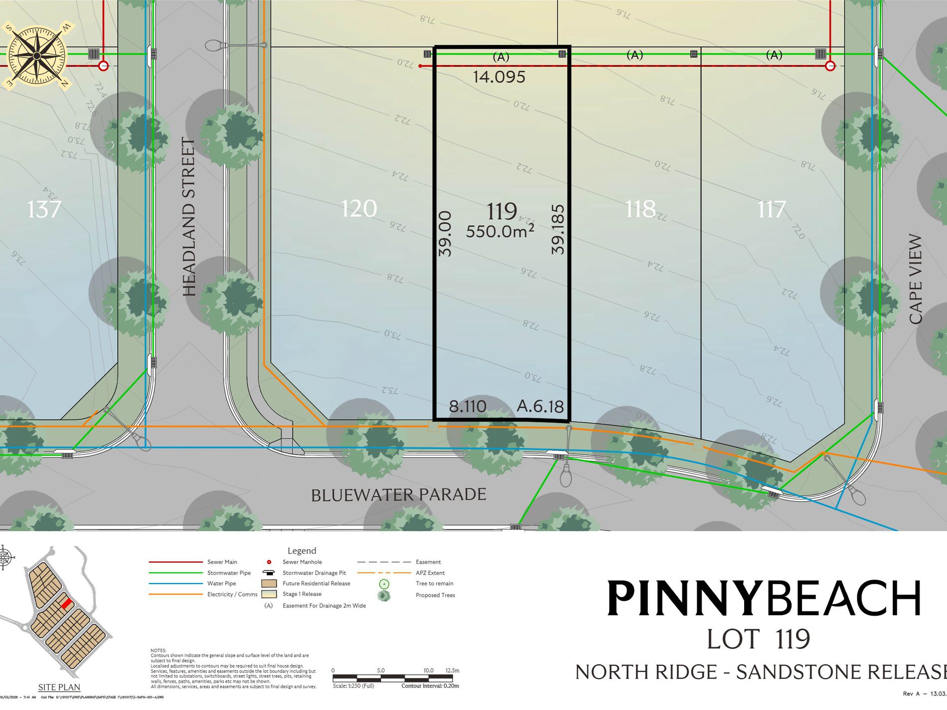 Lot 119, Bluewater Parade, Pinny Beach