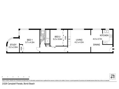 2 / 228 Campbell Parade, Bondi Beach