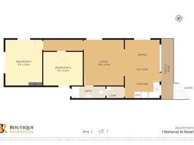 3 / 1 National Street, Rozelle