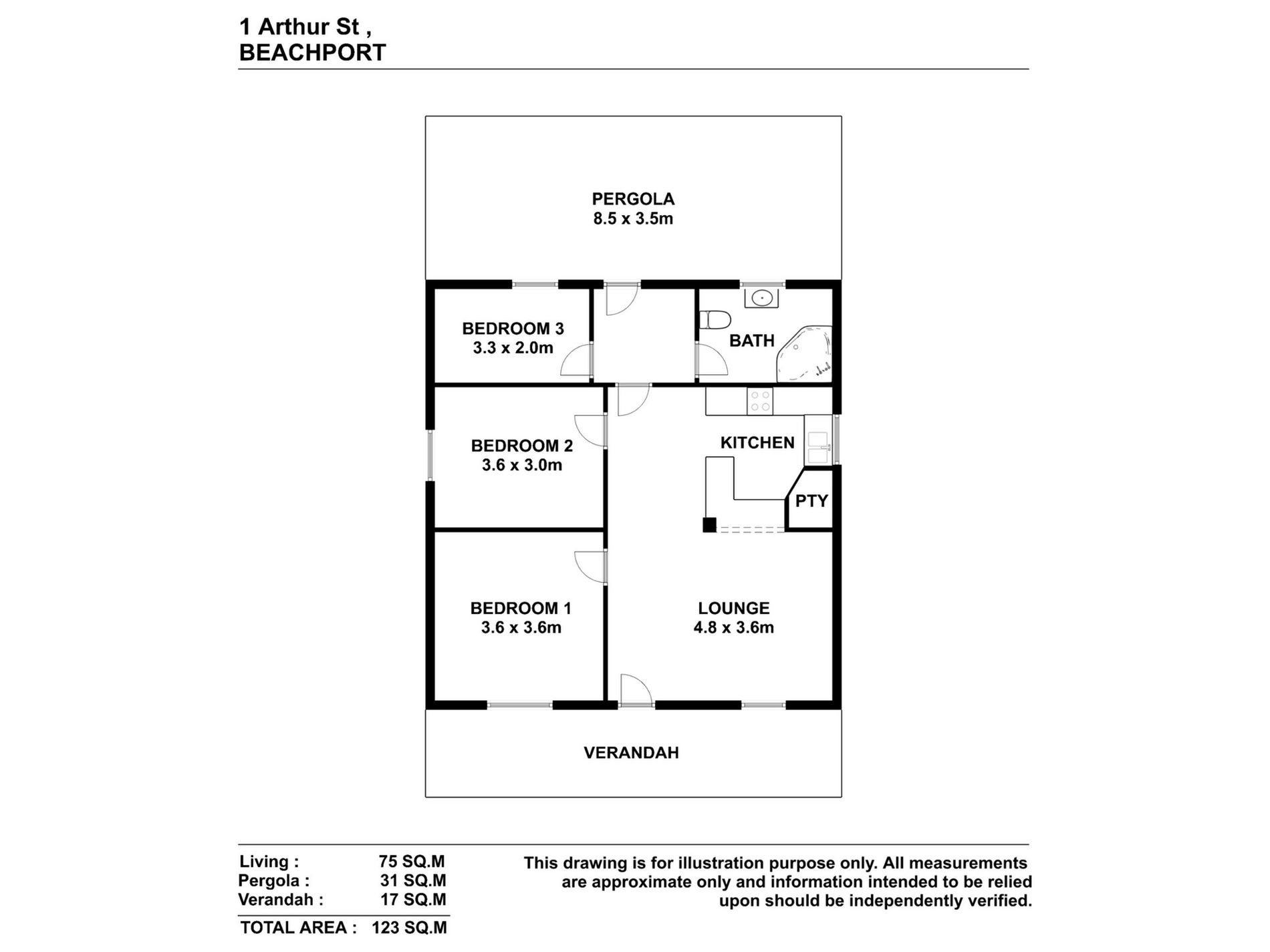 1 Arthur Street, Beachport