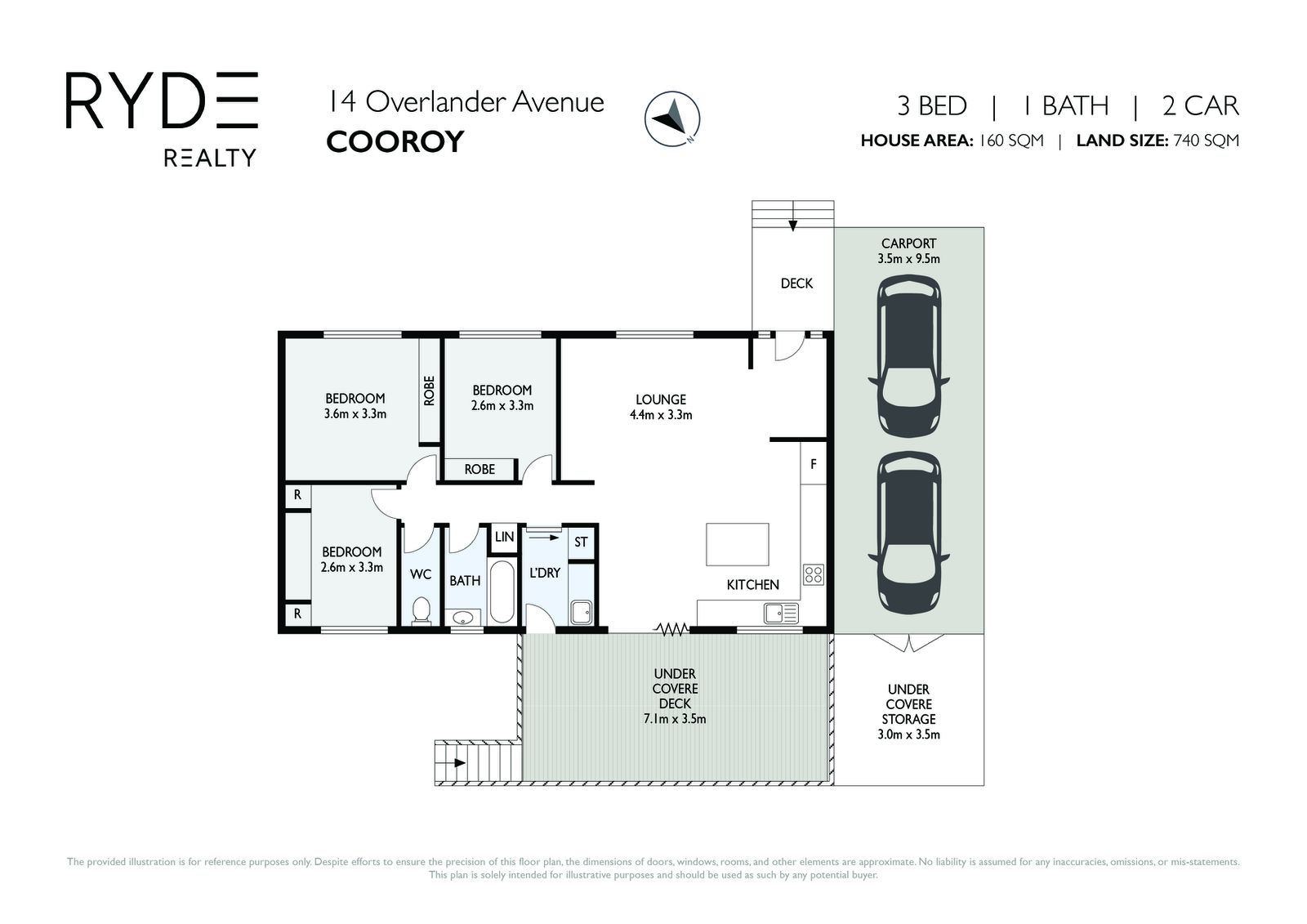 Floorplan, 14 Overlander Avenue, Cooroy
