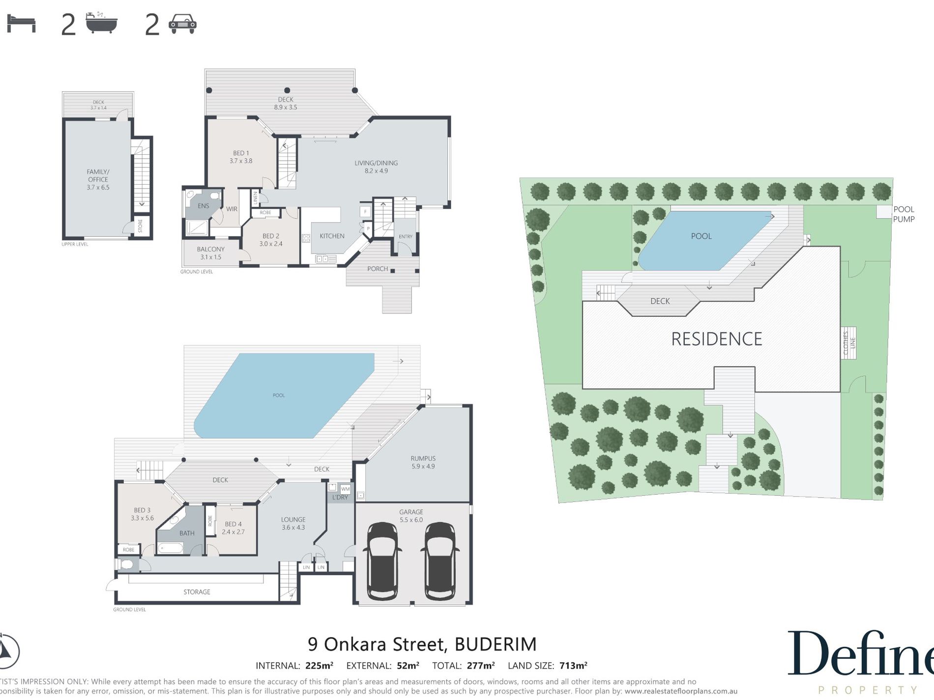 9 Onkara Street, Buderim Floor Plan