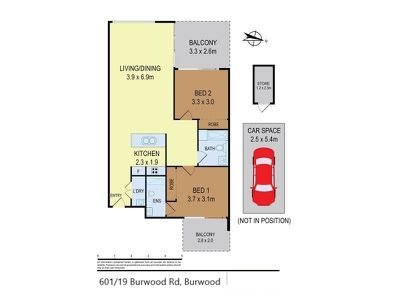 601 / 19 Burwood Road, Burwood