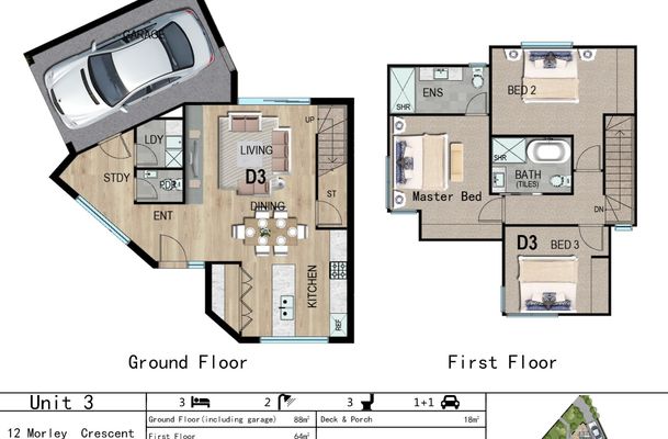 3 / 12 Morley Crescent, Box Hill North
