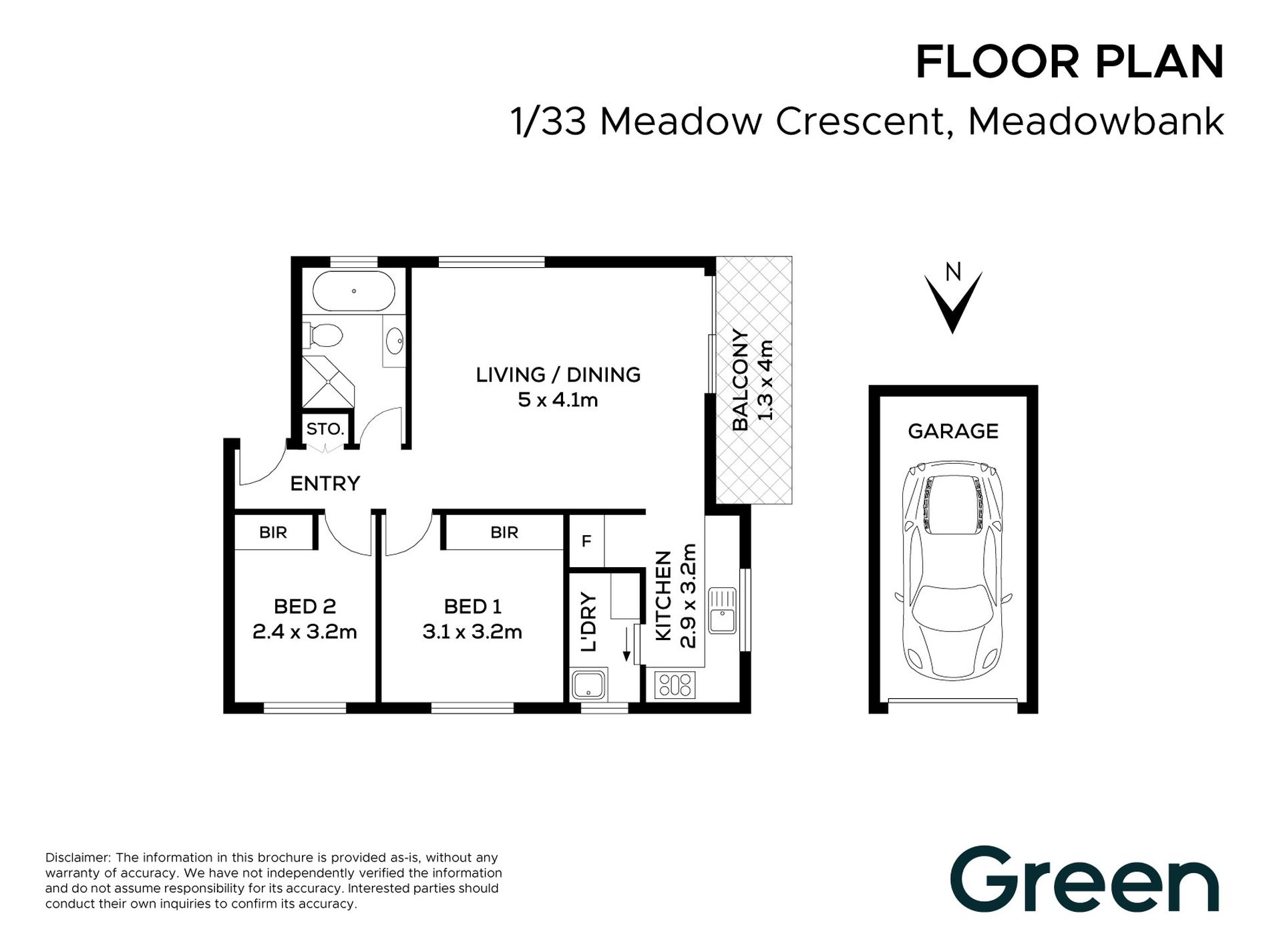 1 / 33 Meadow Crescent, Meadowbank
