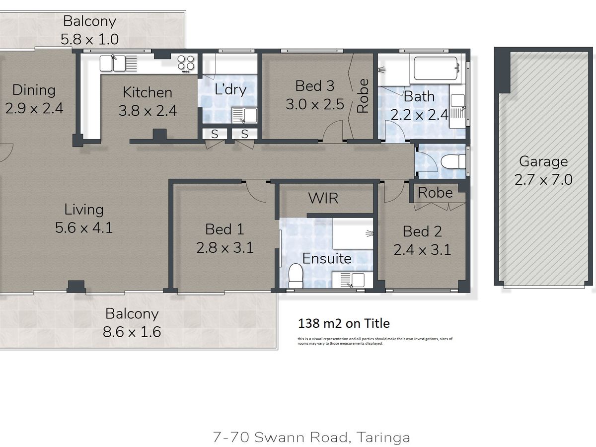 7 / 70 Swann Road, Taringa