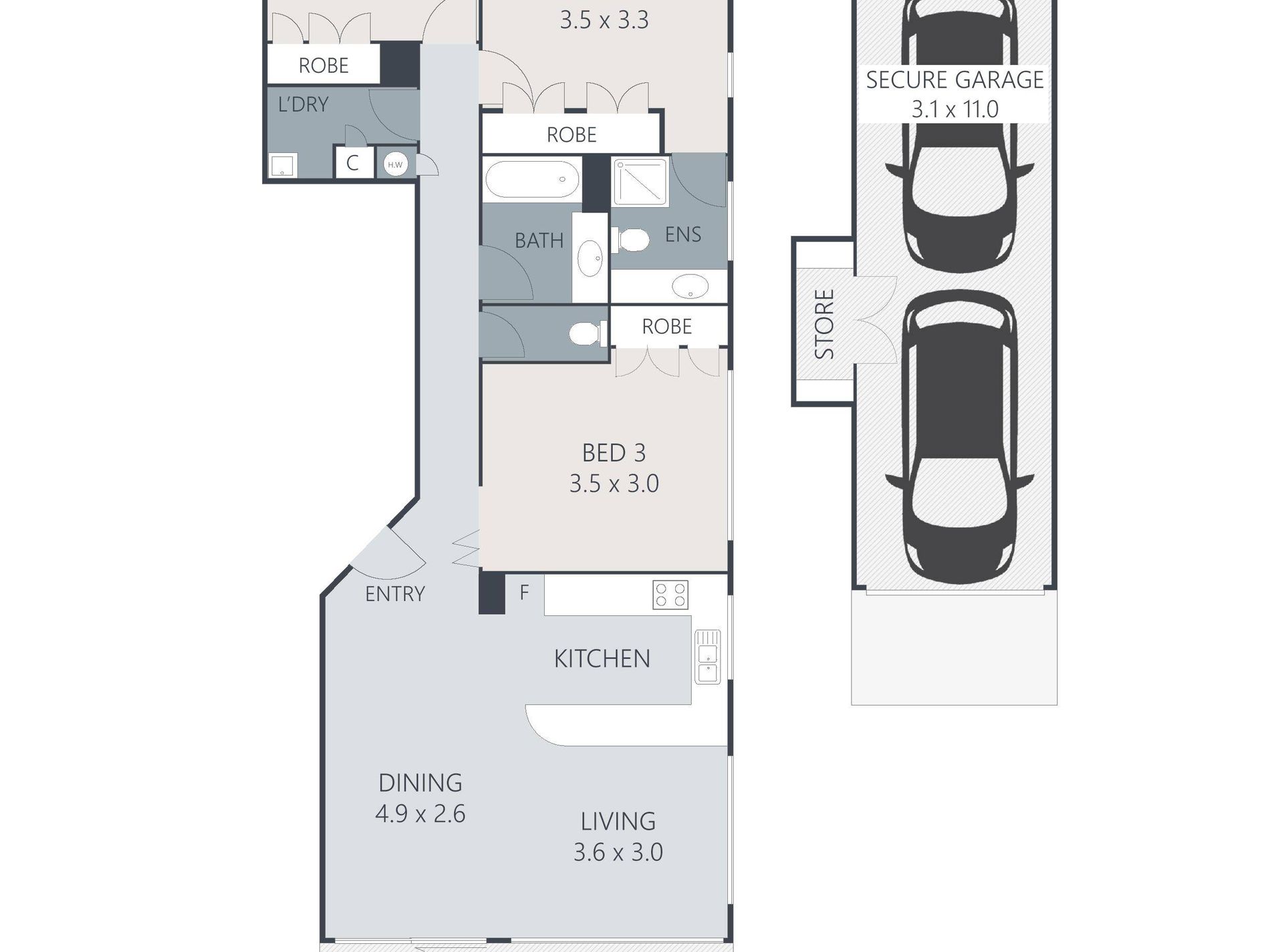 5 / 95 Parkyn Parade, Mooloolaba Floor Plan