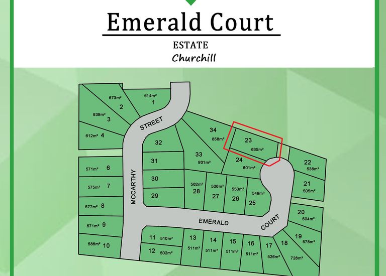 Lot 23 Emerald Court, Churchill