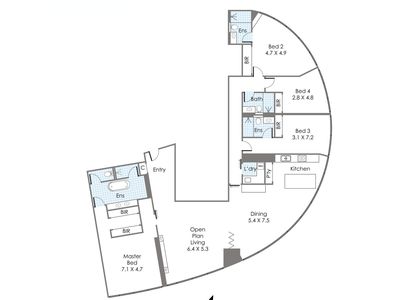 2405 / 1 Geoffrey Bolton Avenue, Perth