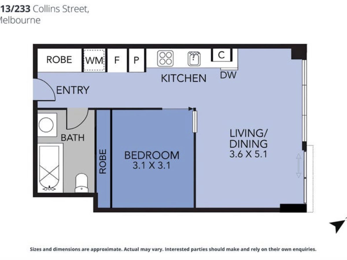 313 / 233 Collins Street, Melbourne