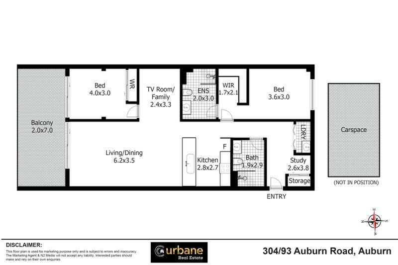 304 / 93 Auburn Road, Auburn