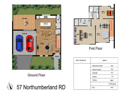 2 & 3 / 57 Northumberland Rd, Pascoe Vale
