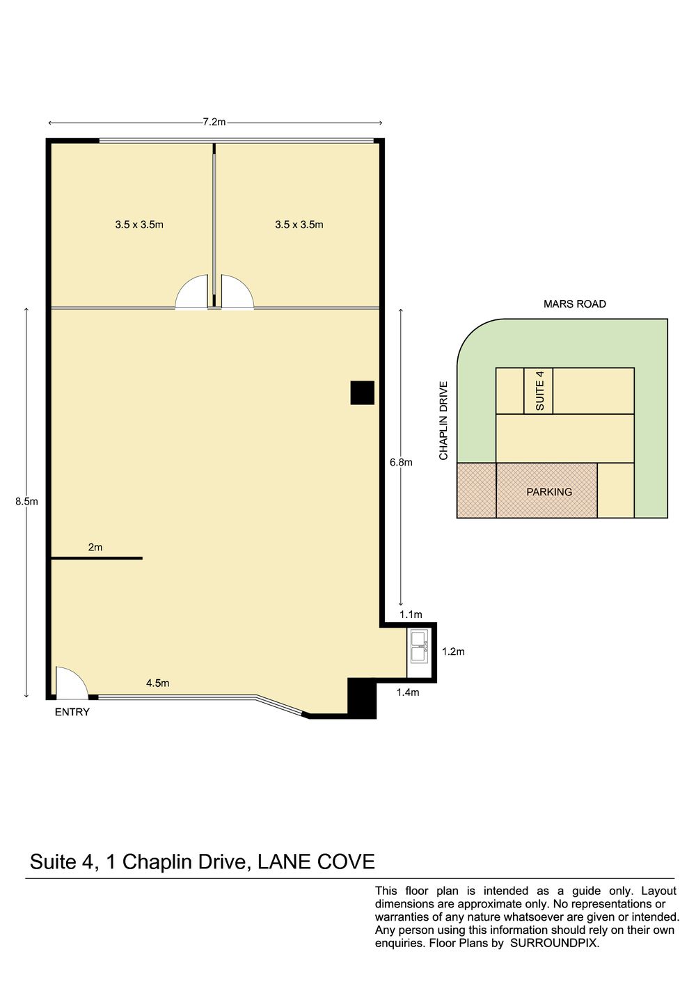 Suite 4 / 1  Chaplin Drive, Lane Cove