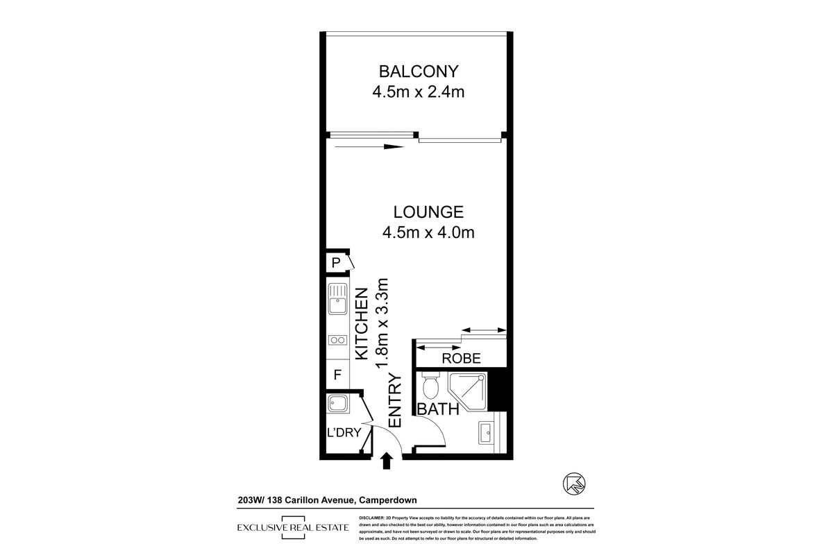 203W / 138 Carillon Avenue, Newtown Floor Plan