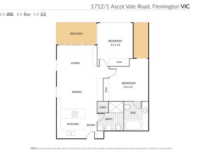 1712 / 1 Ascot Vale Road, Flemington