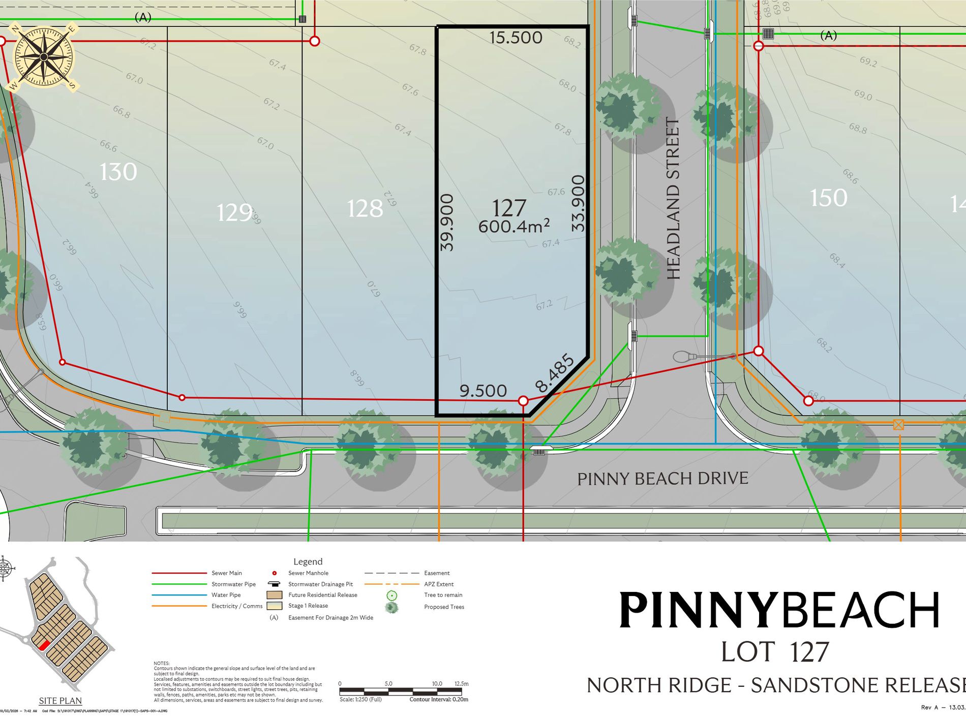 Lot 127, Headland Street, Pinny Beach