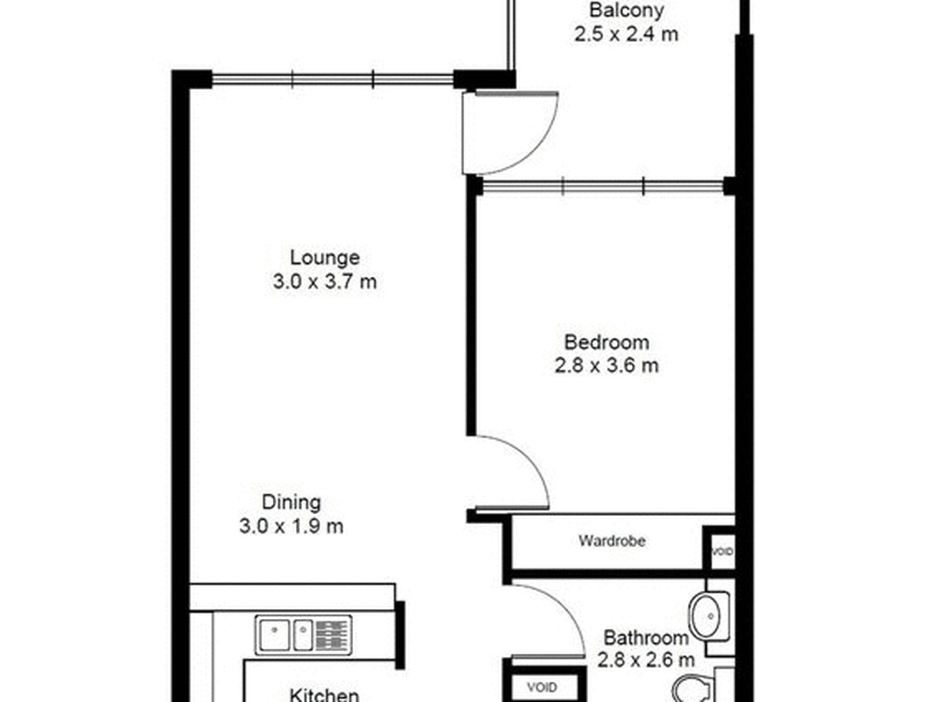 801 / 1 Hosking Place, Sydney
