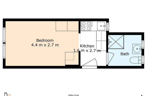 1a / 52 Warren Road, Marrickville