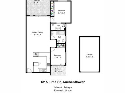 6 / 15 Lima Street, Auchenflower