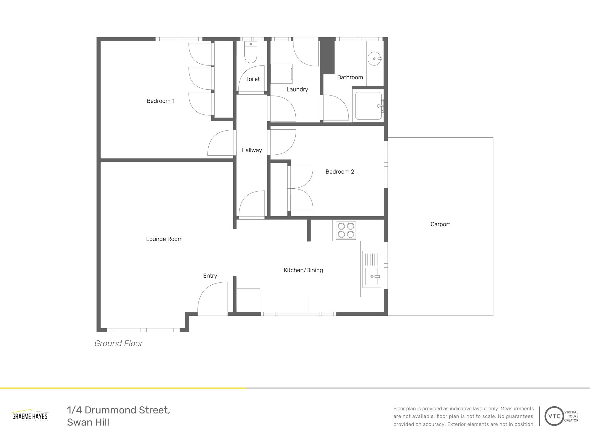 1 / 4 Drummond Street, Swan Hill