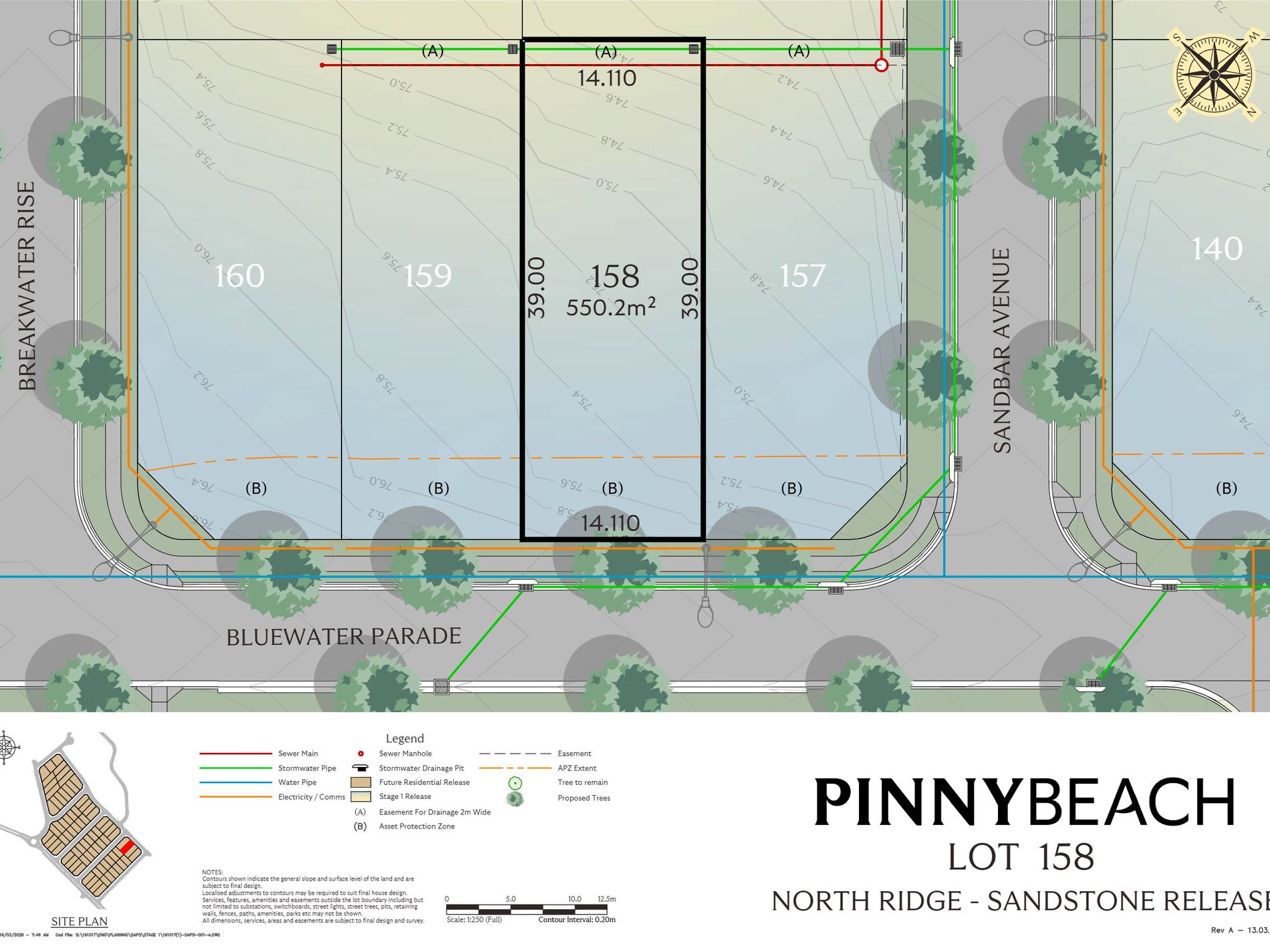 Lot 158, Bluewater Parade, Pinny Beach