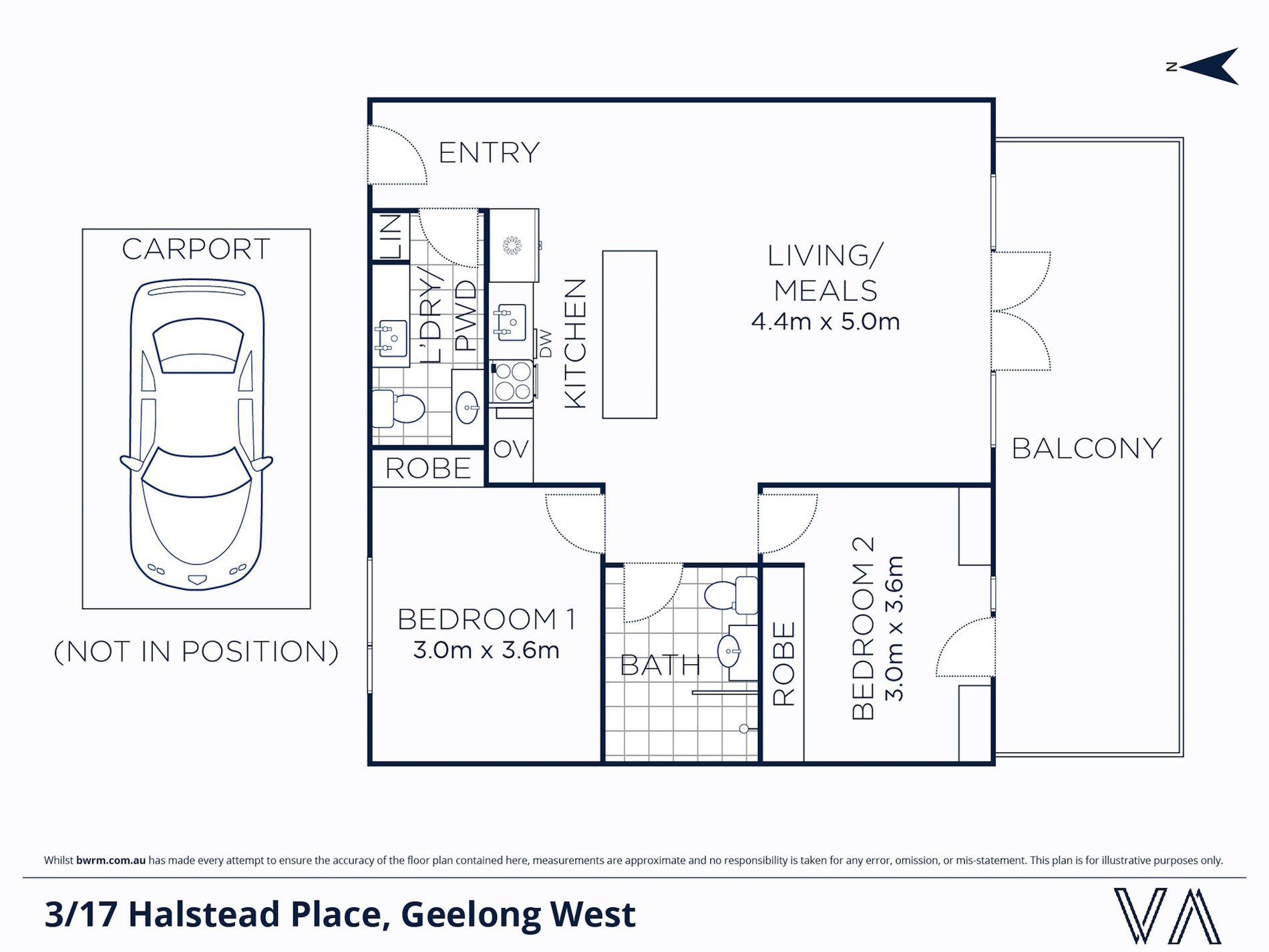 3 / 17 Halstead Place, Geelong West
