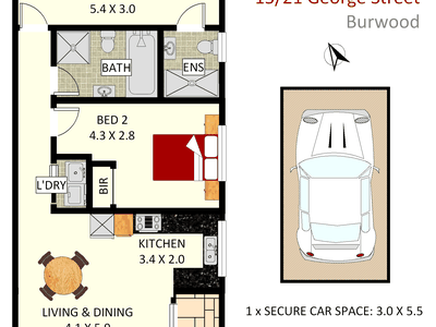 Unit 15 / 21 George Street, Burwood