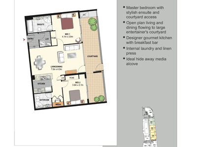 301 / 1 Rothschild  Ave, Rosebery