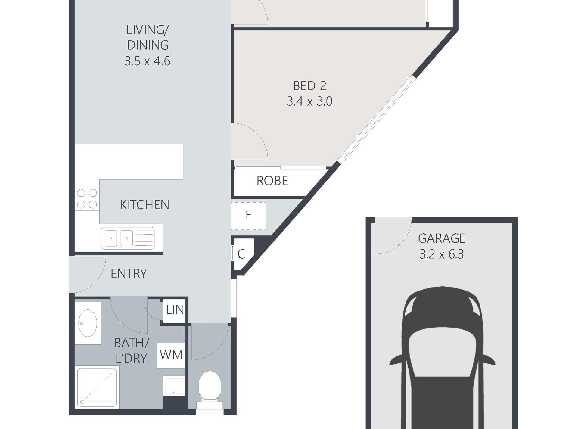 1/4 Corowa Court, Mooloolaba Floor Plan