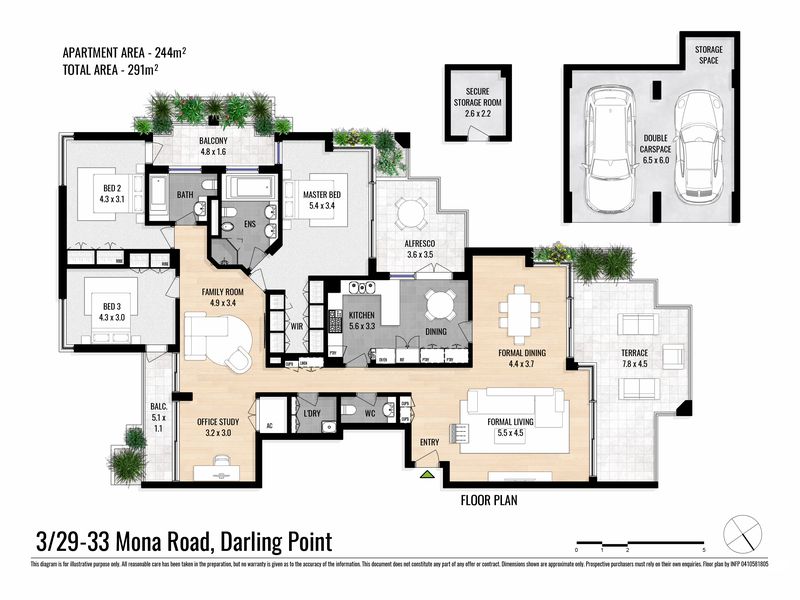 3 / 29-33 Mona Road, Darling Point