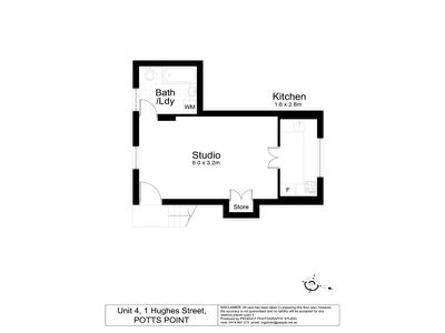 4 / 1 Hughes St, Potts Point
