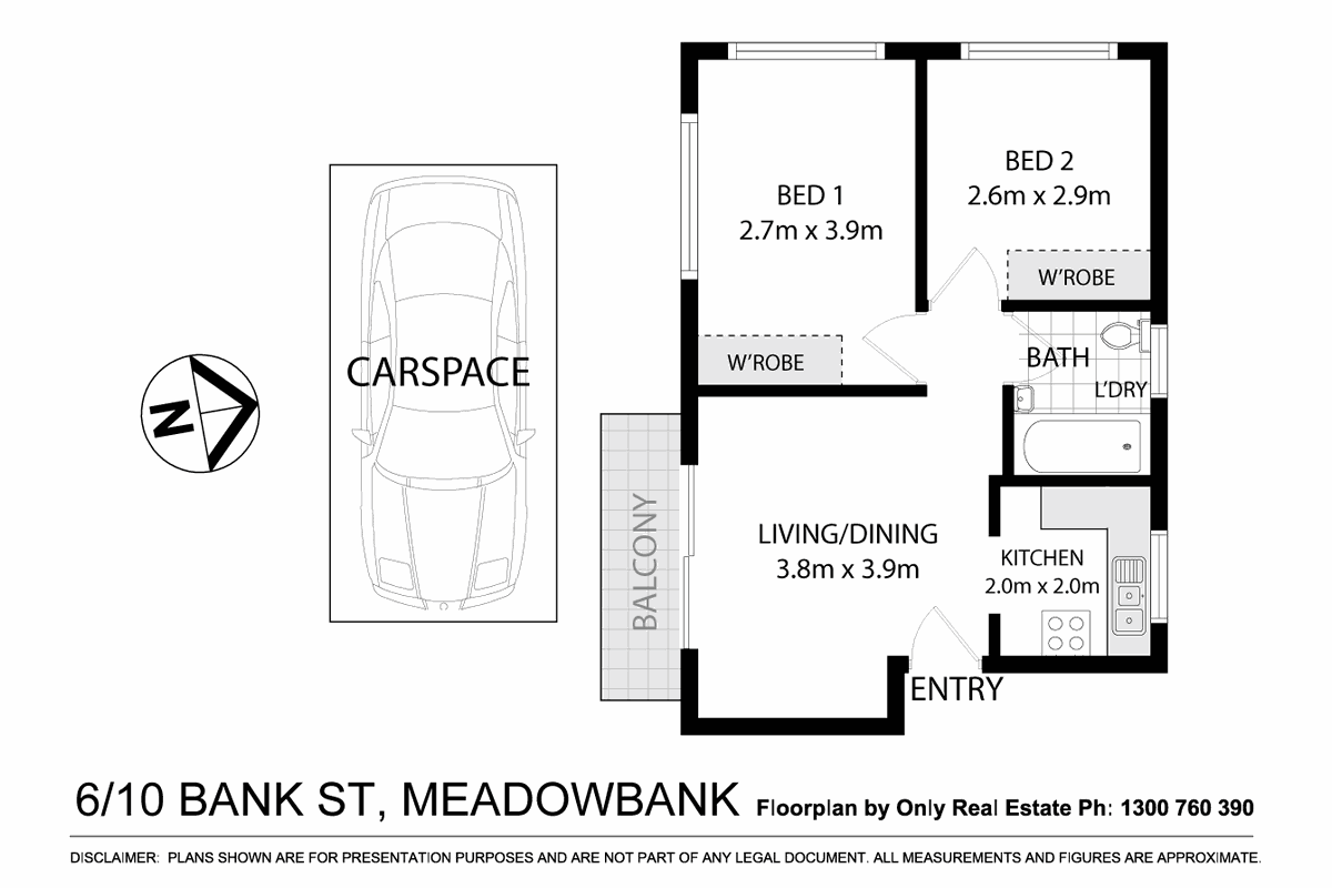 6 / 10 Bank Street, Meadowbank