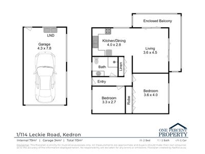 1 / 114 Leckie Road, Kedron