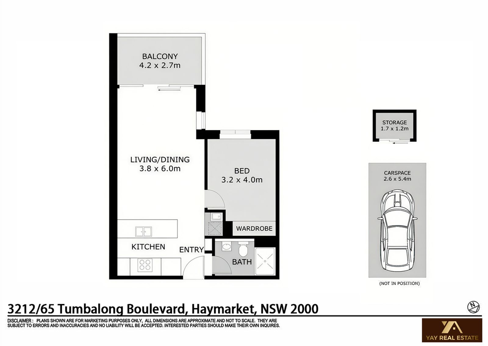 3212 / 65 Tumbalong Boulevard, HAYMARKET floorplan