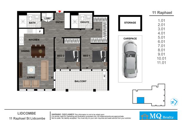 401 / 11 RAPHAEL STREET, Lidcombe