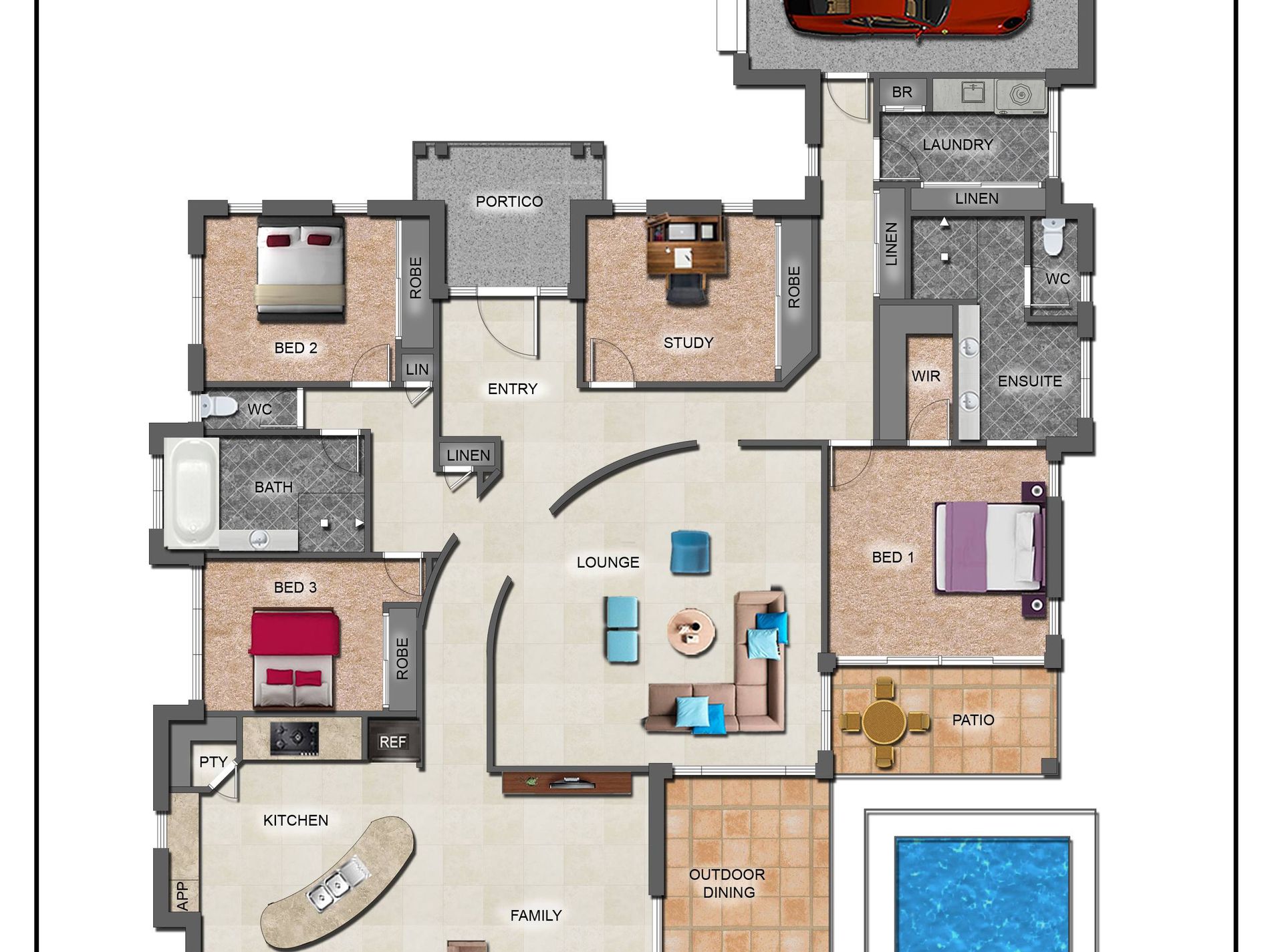 20 Cape York Boulevard, Buderim Floor Plan