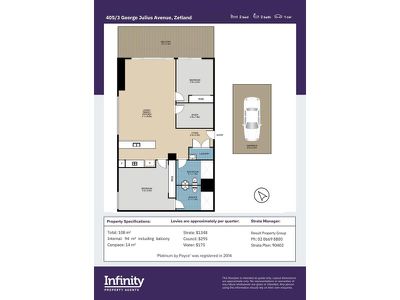 405 / 3 George Julius Avenue, Zetland