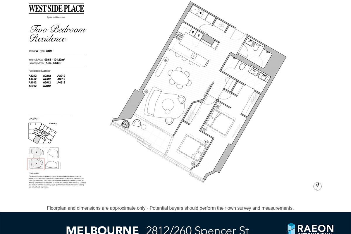 2812/260 Spencer St, Melbourne