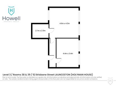 Level 3 Rooms 38 & 39 / 52 Brisbane Street, Launceston