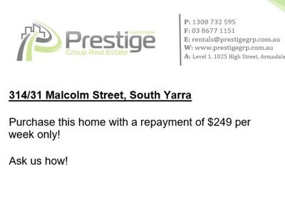 314 / 31 Malcom Street, South Yarra
