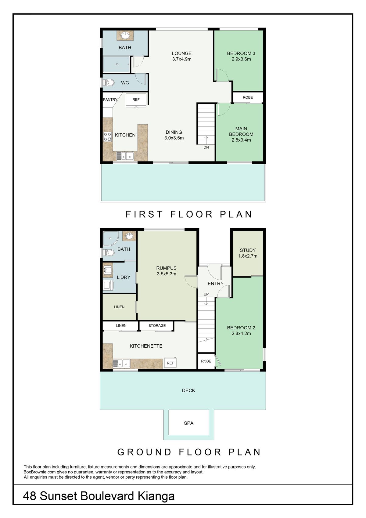 48 Sunset Boulevard, Kianga