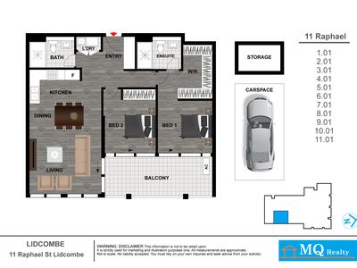 401 / 11 RAPHAEL STREET, Lidcombe